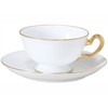Okura Toen Gold Line (Rim Shape) Cup & Saucer 6c/1001