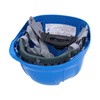 Blue Breathable ABS Hard Hat Adjustable Anti‑Smash Comfortable Helmet for