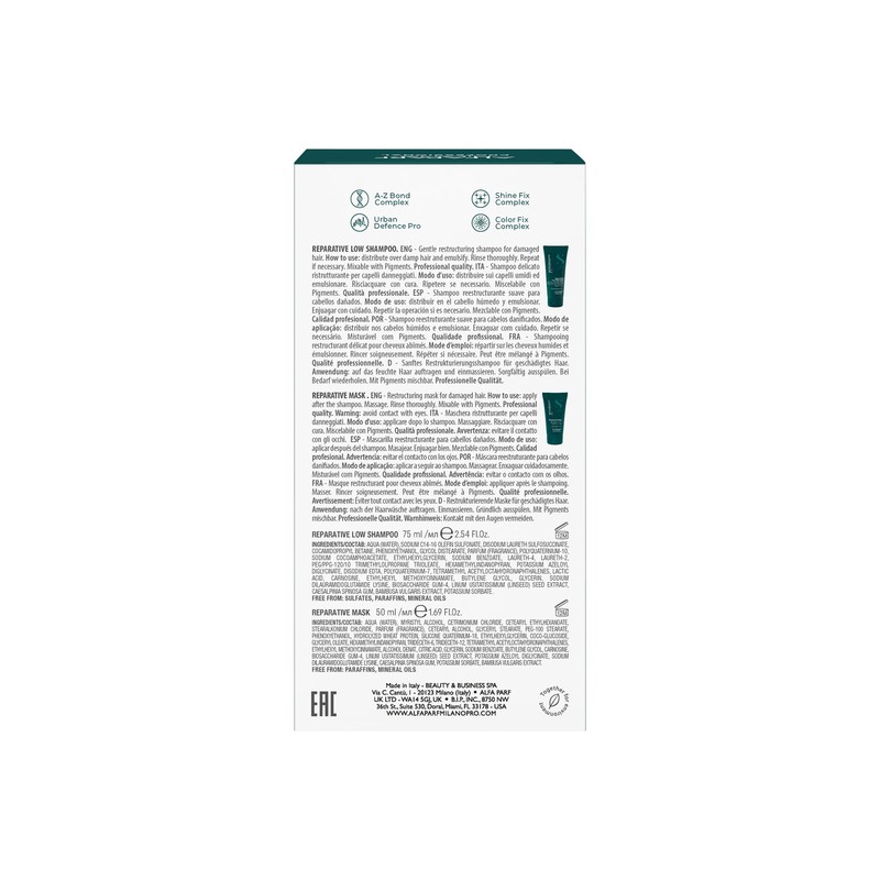 Alfaparf Milano Semi Di Lino Reconstruction Mini Size Kit