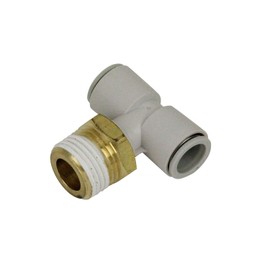 SK11 One-touch Pipe Fitting Double Ended Cheese Union for 0.5 inch (12 mm) Hose R1/2 KQ2T12-04AS