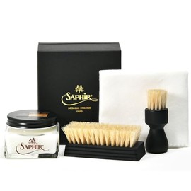 Safir Shoe Polishing Set, Creme 1925 Set, Trial Kit, Shoe Polishing, Father's Day, Valentine's Day, Employment Celebration, Neutral