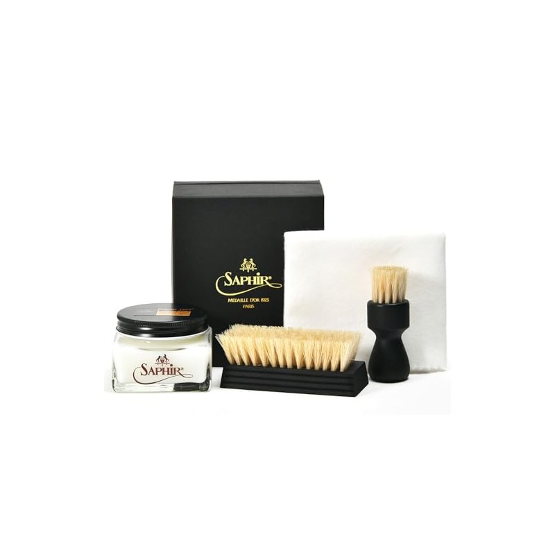Safir Shoe Polishing Set, Creme 1925 Set, Trial Kit, Shoe