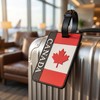 Didiseaon Luggage Labels for Suitcases - 2 Pack Canadian Flag