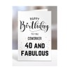 40th Birthday Card for COWORKER, Happy Birthday, Gifts for Men