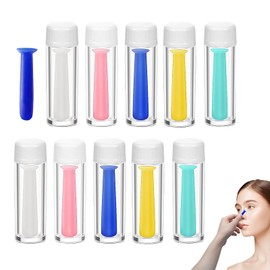 10 Stück Kontaktlinsen Sauger Weiche Linsen,Set Kontaktlinsensauger,Silikon Kontaktlinsenentferner Kontaktlinsen,Kontaktlinsen Einsetzhilfe,Kontaktlinsen Entferner,für Die Reise Heimgebrauch