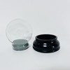 Clear DIY Empty Snow Globe kit Glass Water Globe Jar