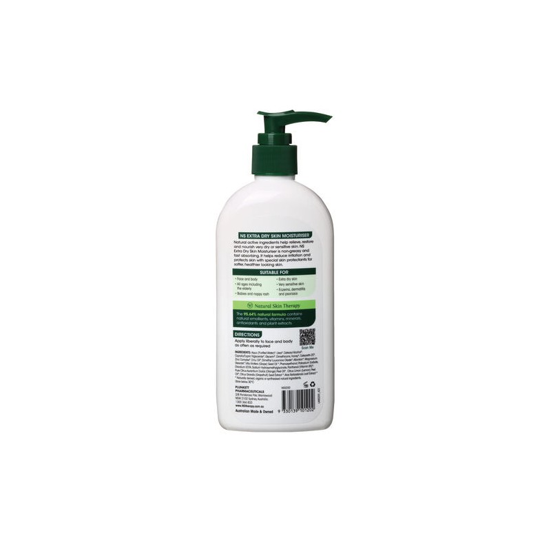 Plunkett's NS Extra Dry Skin Moisturiser 250ml