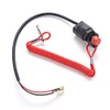 Universal Emergency Engine Kill Stop Switch with Tether Lanyard Cord