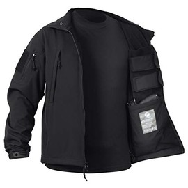 Rothco Concealed Carry Soft Shell Jacket, Black, 2X