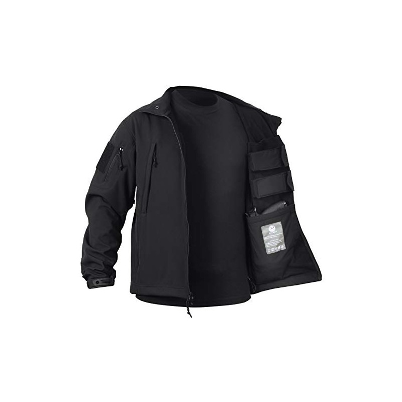 Rothco Concealed Carry Soft Shell Jacket, Black, 2X