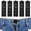 COMNICO 5pcs Waist Extender Button Elastic Comfy Adjustable Waistband Expanders