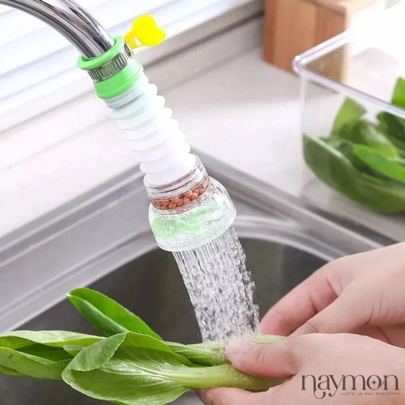 Naymon Filtro Regadera Fregadero Tarja Grifo Ahorrador Cocina Baño