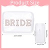 Bachelorette Toiletry Bag Bride Clear Makeup Bags Bridal Shower Gifts
