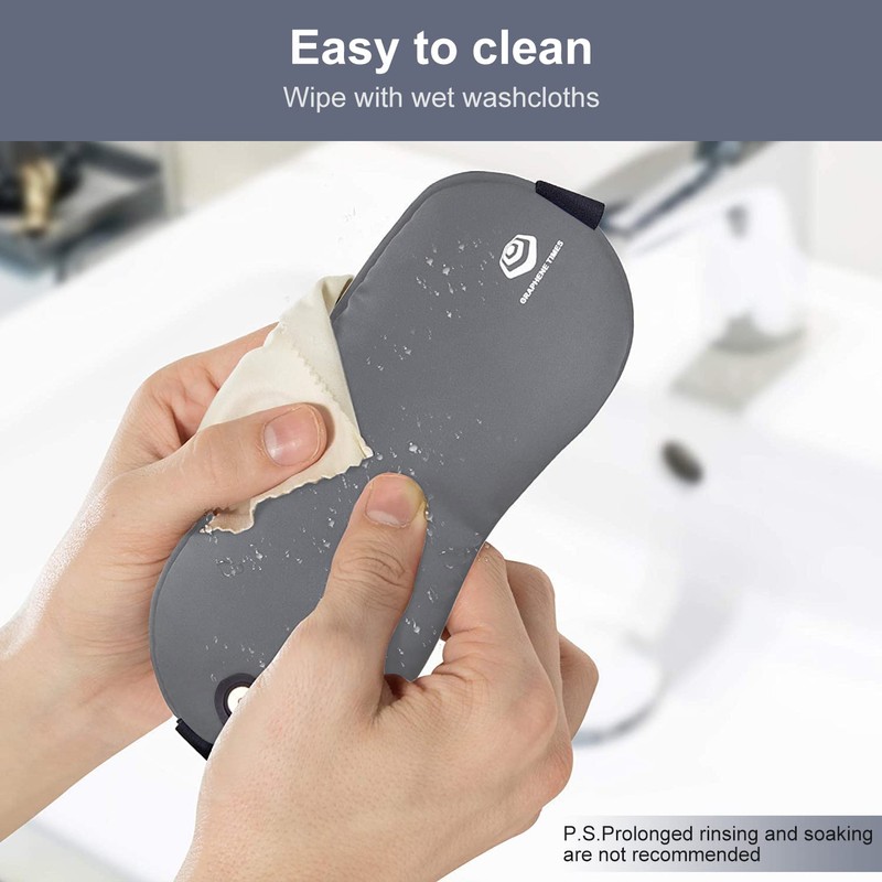 GRAPHENE TIMES Warming Eye Mask 3 Temperature Control Warm Therapeutic