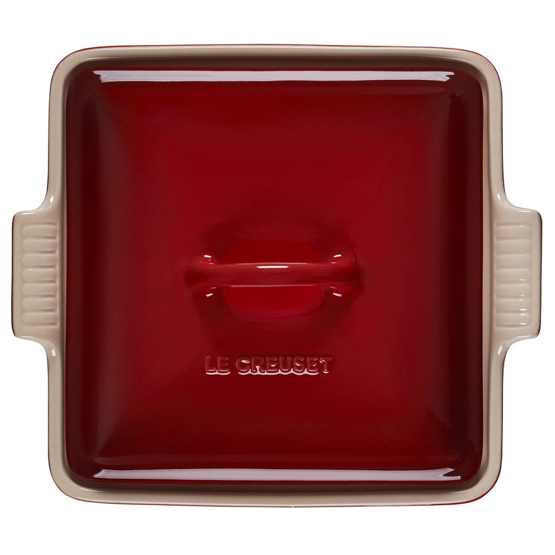 Le Creuset Stoneware Heritage Covered Square Casserole, 2.5 qt. (9"),