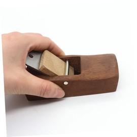 jojofuny Mini Adjustable Spokeshave Tool Ergonomic Flat Base Polishing Hand Tool for Crafting Featuring for Precision Planing and Comfortable Grip