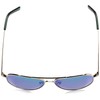 Polaroid Kids' PLD 8015/N K7 J5G Sunglasses, Gold/Green Grey Speckled