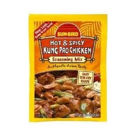 Sun Bird Hot and Spicy Kung Pao Chicken Seasoning Mix (Pack of 3 x 0.75z)