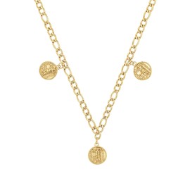 NOELANI Necklace with Pendant 925 Sterling Silver Women's Necklace, Cubic Zirconia, Pearl, Silver, Gold, Comes in Jewellery Gift Box, Stainless Steel, No Gemstone