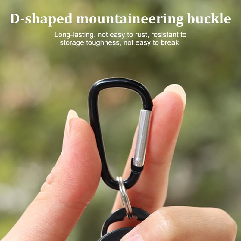 WOLMIK Pack of 3 Retractable Key Chains Extendable Key Lanyard