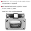 15 Degree Turbo Exhaust Manifold Flange Adapter for T3 to