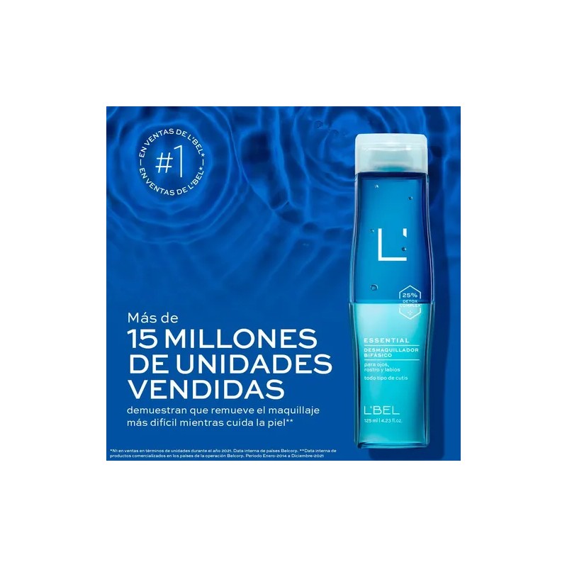 Lbel Locin Desmaquillante Bifsica Rostro Y Ojos 125ml