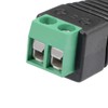 sourcing map 2Pair Cat5 to Coaxial Camera CCTV BNC Male/Female