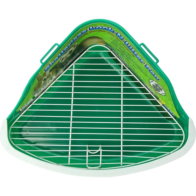 Ware Manufacturing Plastic Scatterless Lock-N-Litter Small Pet Pan (Colors May