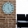 speecheese German Fish Species Wall Clock Aluminium Clock with Fish