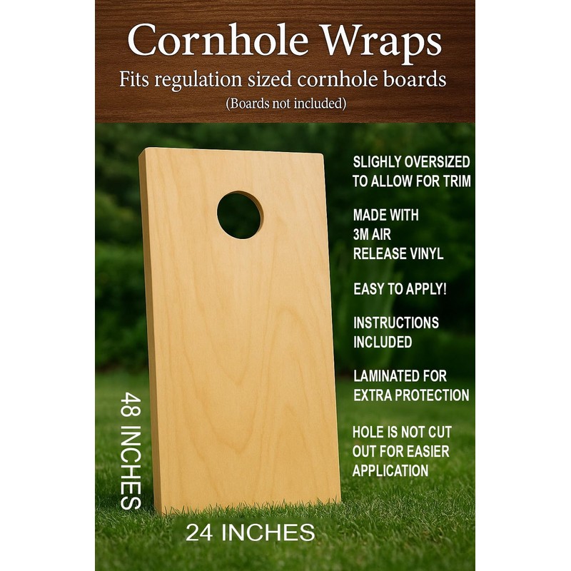 Waterproof & Non-Fading: Kyle’s Cornhole Wraps - South Carolina Flag