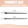 2 Pieces Angled Eyeliner Brush Eyeliner Brush for Flat Eyeliner