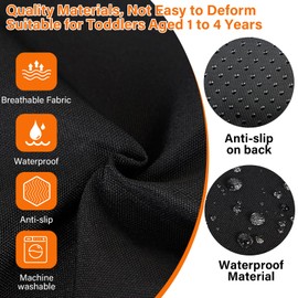 Toddler Airplane Bed, Airplane Seat Extender Travel Bed for Kids, Baby Travel Essentials for Flying, Portable Plane Bed Footrest for Toddler, Long Flight Must Haves for Baby