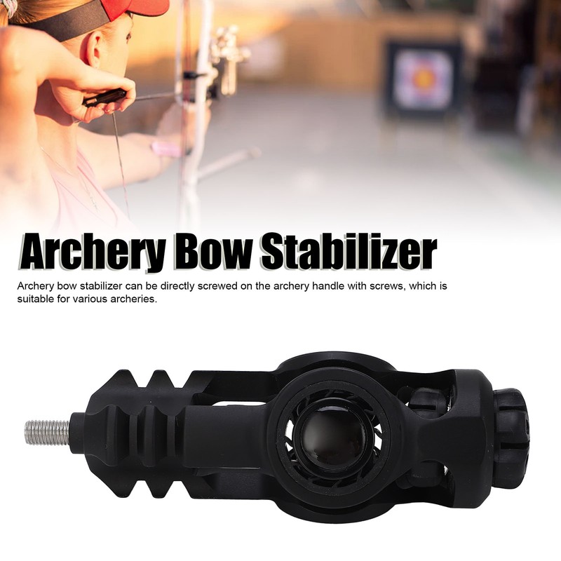 Archery Compound Recurve Bow Stabilizer Shock Absorption for Outdoor Hunting