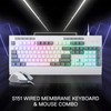 Redragon S151 Gaming Keyboard & Mouse Combo, 104 Keys K525