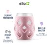 Ello Cru 17oz Stemless Wine Glass Set with Protective Silicone