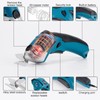 Electric Scissors, USB Rechargeable 3.6V Cordless Scissors with 2 Blade