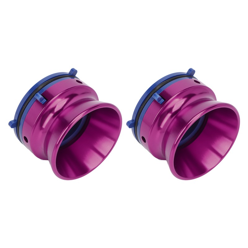 1 Pair NAB Hub Adapters Polished Aluminum Alloy Universal Loading