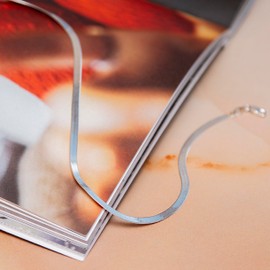 Tuscany Silver Women's Sterling Silver 3.5mm Triple Herringbone Chain 41cm/16"