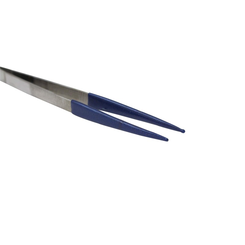 8 Inch Heavy Duty Rubber Tip Tweezer