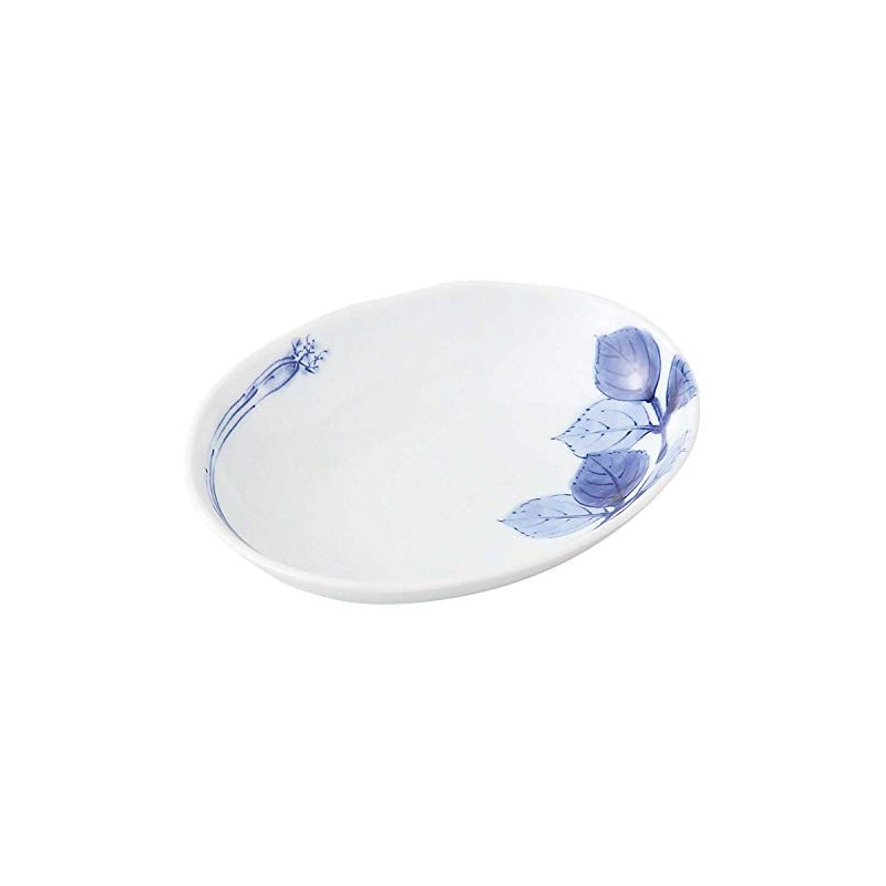 Hama Pottery Hasami Wagamiyaki, Wayama Kiln, Oval Serving Plate, 6.3