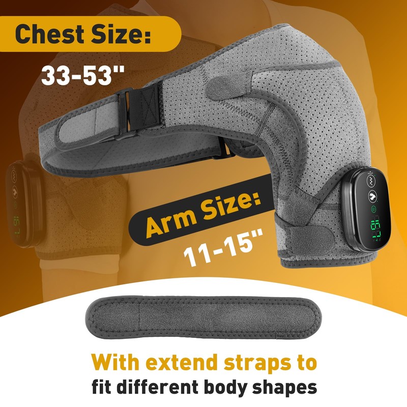MOAJAZA Heated Shoulder Brace for Women Men, Shoulder Massager Shoulder