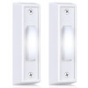 2 Pcs Lighted Doorbell Button, Wired Door Bell Push Buttons