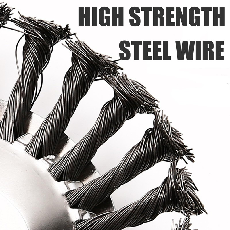 WORUIB Strimmer Head, 18cm Steel Wire Weed Trimmer Head, Durable