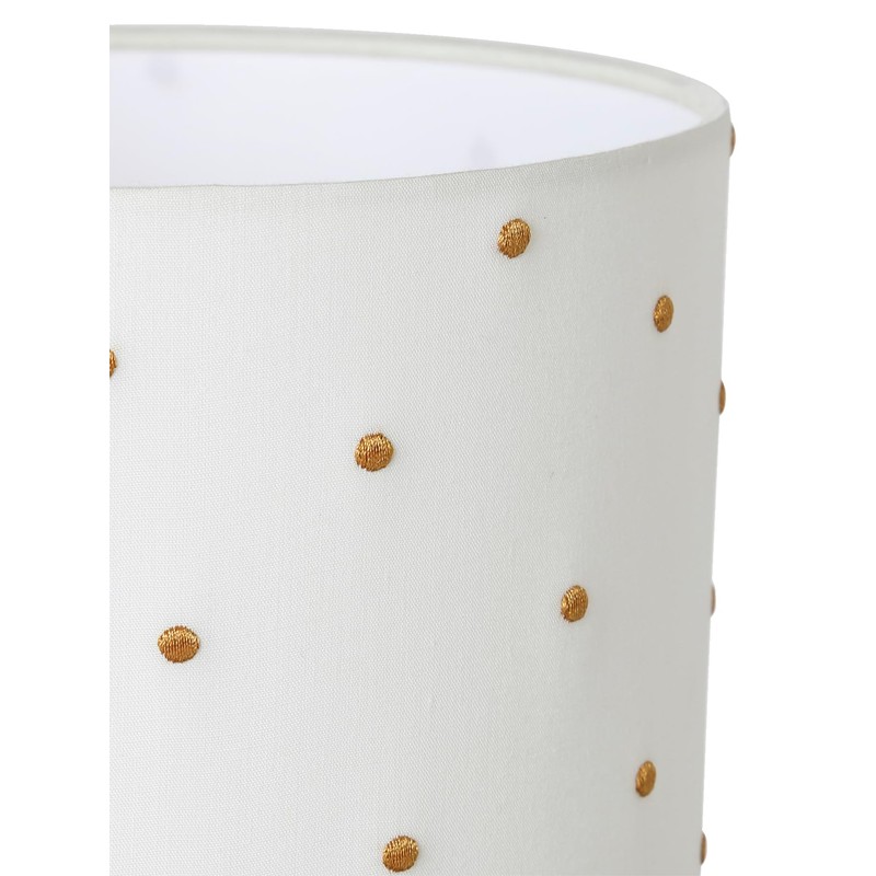 VERTBAUDET Children's Bedroom Bedside Lamp with Embroidery Wool White