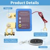 Vkinman 12V 240A Remote Battery Disconnect Switch, Anti Theft Car