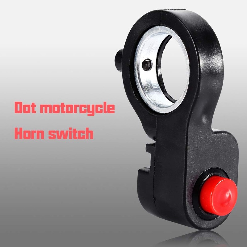 Nikou Motorcycle Horn Switch - Motorcycle Handlebar 7/8 Inch ATV