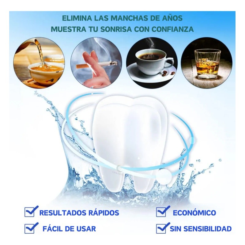 Kit Blanqueamiento Smile Limpieza Blanqueador Dental