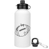 600ml 'Game Day American Football' Reusable Water/Drinks Bottle (WT00072594)