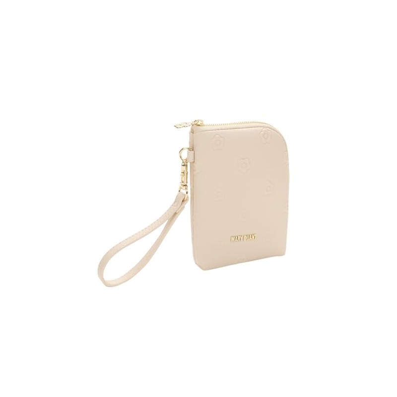 Mary Quant (Marie Quant) Simple Embossed Daisy Multi Pouch H14
