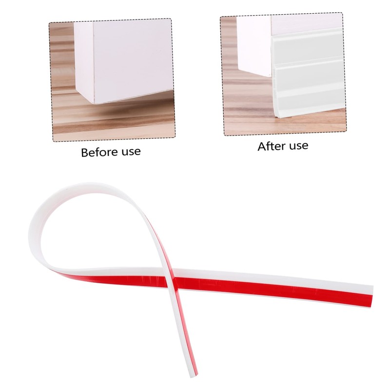 TEHAUX 1Piece Door Bottom Seal Strip Soundproofing Windproof Strip for